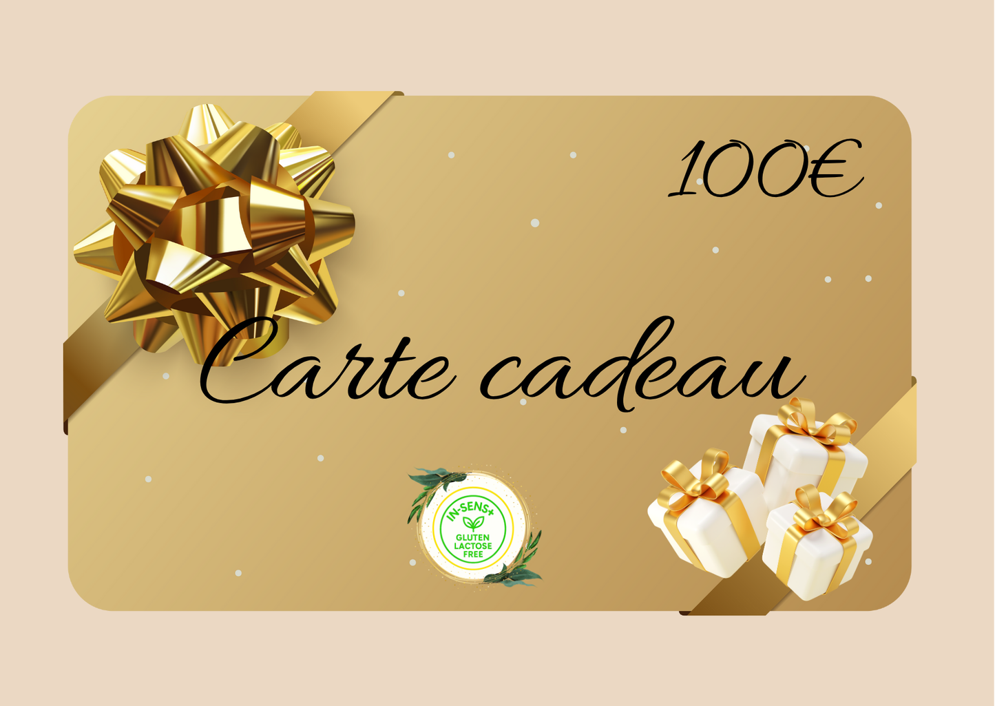 Carte cadeau IN-SENS+ Un cadeau tout doux à offrir!